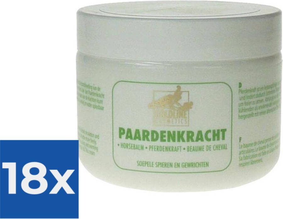 GOLD LINE Goldline Paardenkracht 250 ml Bodycrème Voordeelverpakking 18 stuks