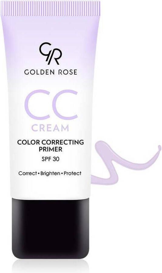 Golden Rose CC Cream Color Correcting Primer 01 Violet Neutraliseert Geel