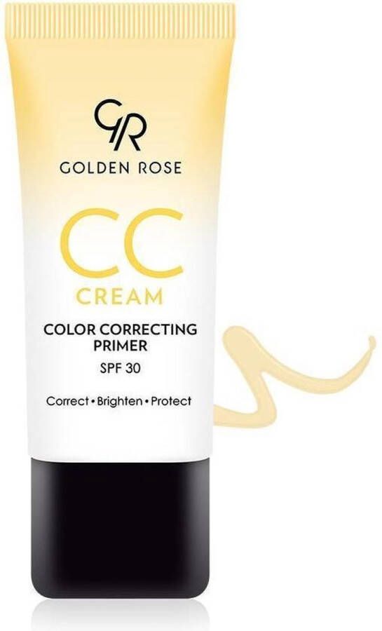 Golden Rose CC Cream Color Correcting Primer 03 Yellow Verbergt donkere kringen