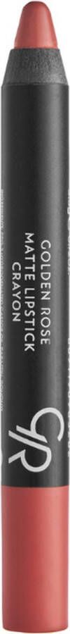 Golden Rose Matte Lipstick Crayon NO: 27 Lippenstift in dikke potlood slijpbaar met Matte afwerking VEGAN