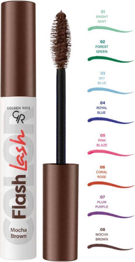 Golden Rose Flash lash Mocha Brown Gekleurde Mascara 08