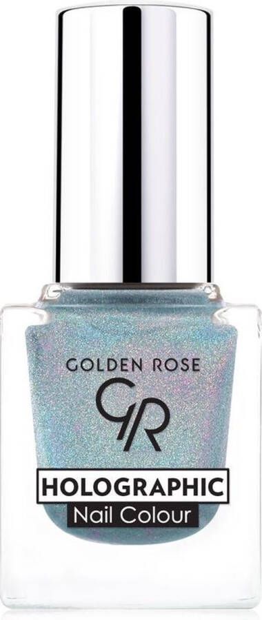 Golden Rose HOLOGRAPHIC Nail COLOUR NO: 06 Nagellak Holografische Trend Nagellak