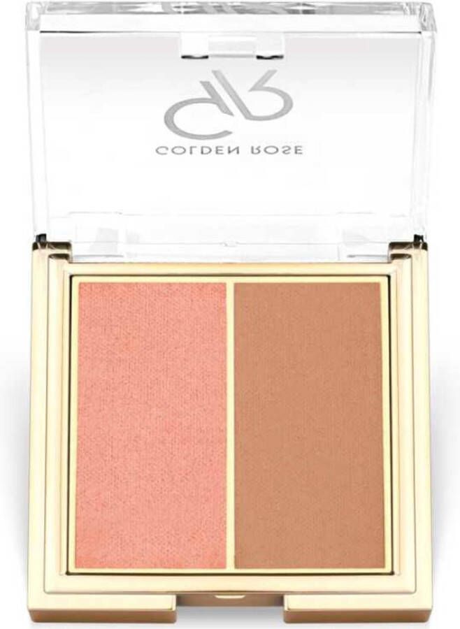Golden Rose Iconic Blush Duo 01 Rose & Nude Licht