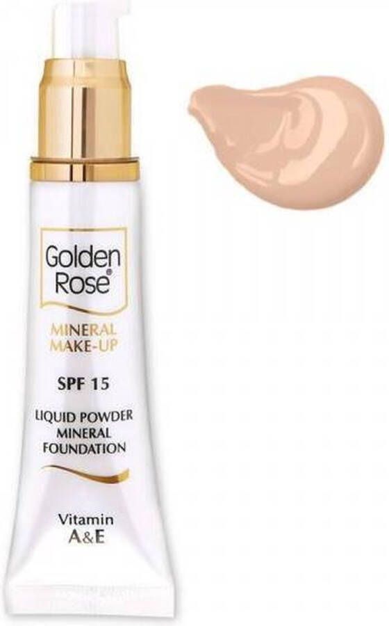 Golden Rose Liquid Powdery Mineral Foundation NO: 01