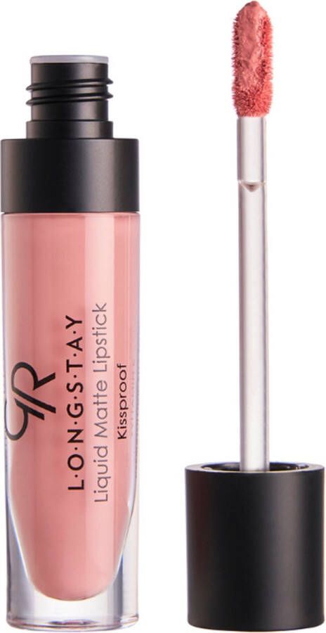 Golden Rose Longstay Liquid Lipstick 01 Licht Roze Kissproof