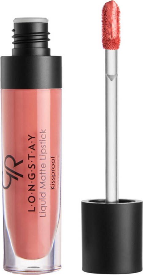 Golden Rose Longstay Liquid Matte Lipstick 17 Roze Nude Kissproof