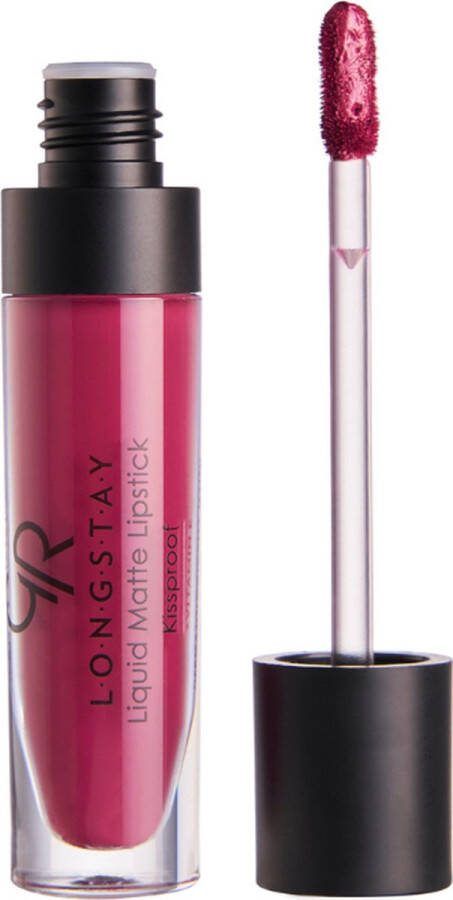 Golden Rose Longstay Liquid Matte Lipstick 5 Paars Kissproof