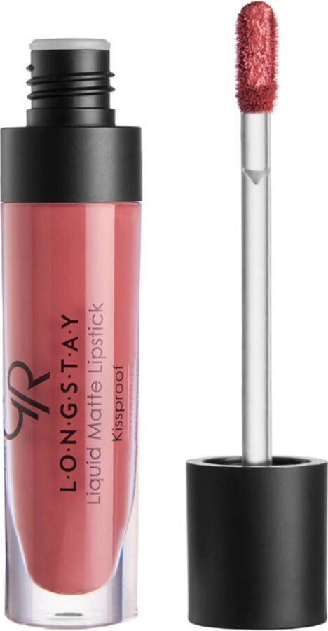 Golden Rose Longstay Liquid Matte Lipstick NO: 20 Matte vloeibare lippenstift langhoudend geeft niet af