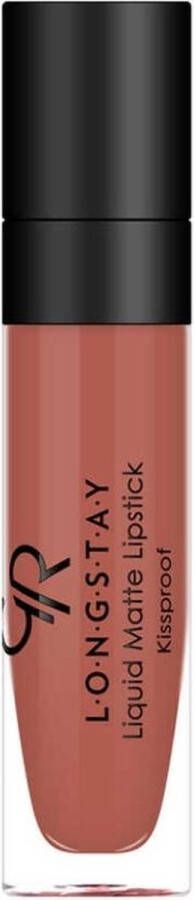 Golden Rose Longstay Liquid Matte Lipstick NO: 43 Safe Colors Collection Matte vloeibare lippenstift langhoudend geeft niet af