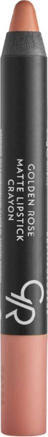 Golden Rose Matte Lipstick Crayon NO: 25 Lippenstift in dikke potlood slijpbaar met Matte afwerking VEGAN
