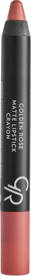 Golden Rose Matte Lipstick Crayon NO: 26 Lippenstift in dikke potlood slijpbaar met Matte afwerking VEGAN