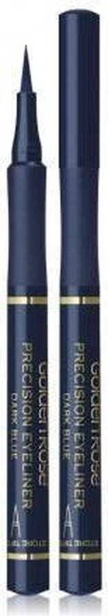 Golden Rose Precision Liner Waterproof Stift eyeliner met een makkelijke punt Dark Blue Donker blauw