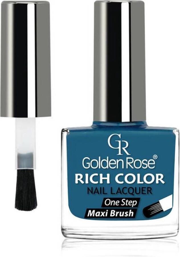 Golden Rose Rich Color blauwe nagellak 108 10 5 ml.