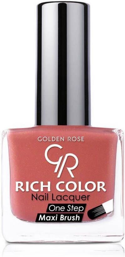 Golden Rose Rich Color Nail Lacquer NO: 06 Nagellak One-Step Brush Hoogglans