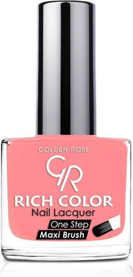 Golden Rose Rich Color Nail Lacquer NO: 64 Nagellak One-Step Brush Hoogglans