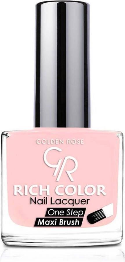 Golden Rose Rich Color Nail Lacquer NO: 66 Nagellak One-Step Brush Hoogglans