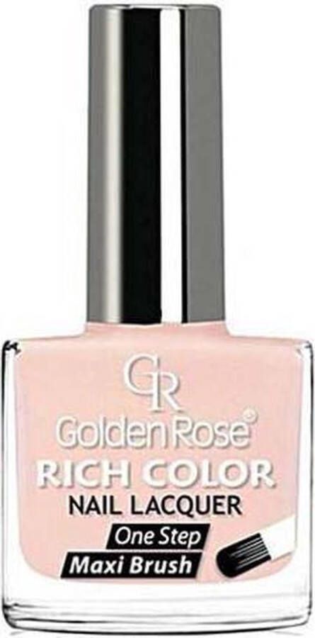 Golden Rose Rich Color Nude nagellak 72 Nude kleur nagellak Shimmer nagellak Beste match bij huidskleur