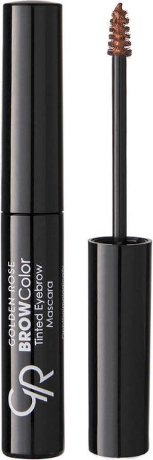 Golden Rose Tinted Eyebrow Mascara NO:02 Gekleurde wenkbrauw mascara met wax