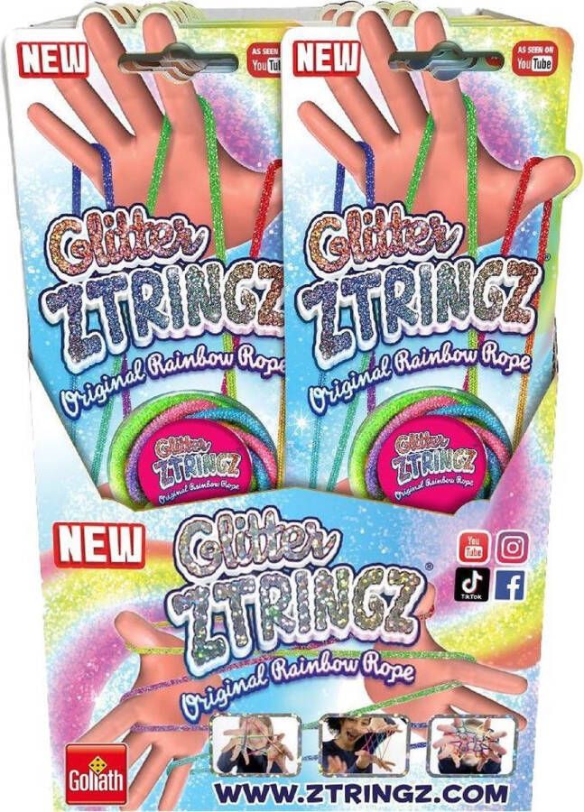 Goliath Ztringz Vingertouw Regenboog Touw Regenboog speelgoed Original Rainbow Ropes