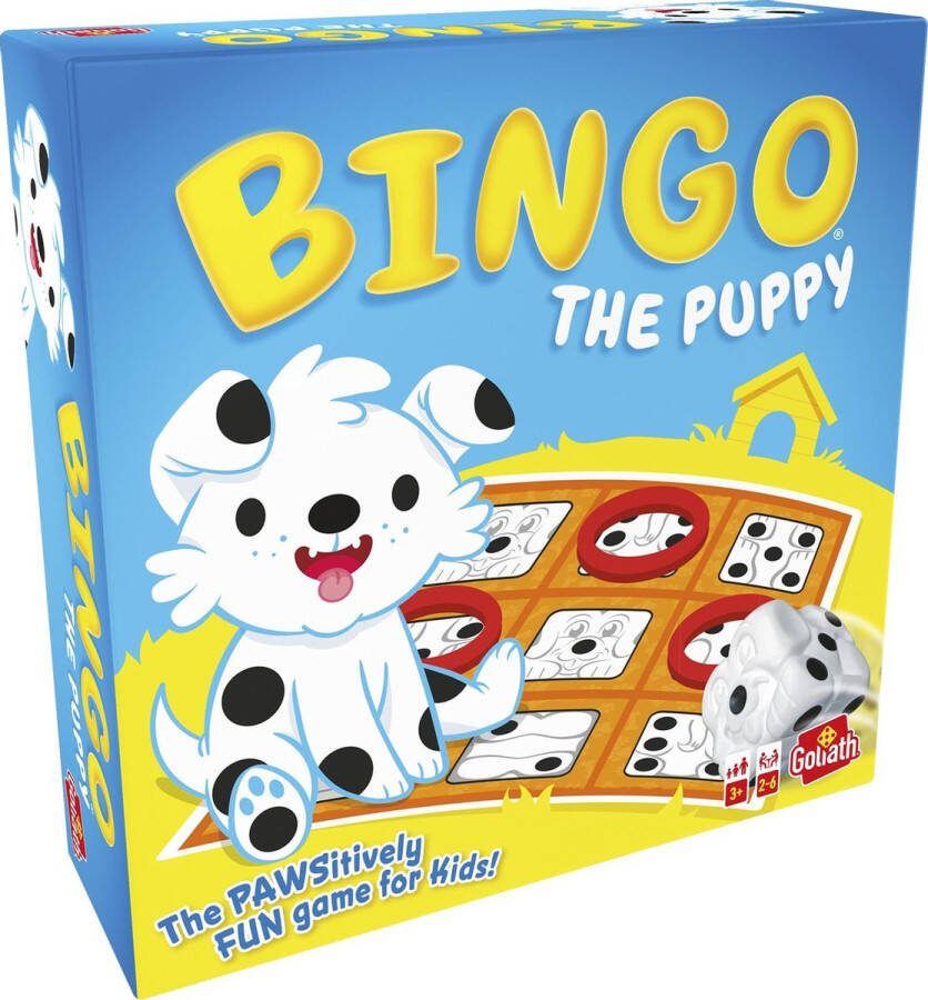 Goliath Bingo de Puppy Bingo voor kinderen Dobbelspel