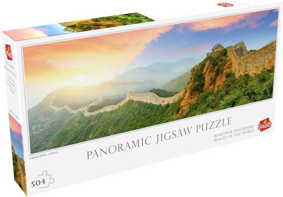 Goliath Chinese Muur Puzzel Panoramische Puzzle 500 stuks The Great Wall of China