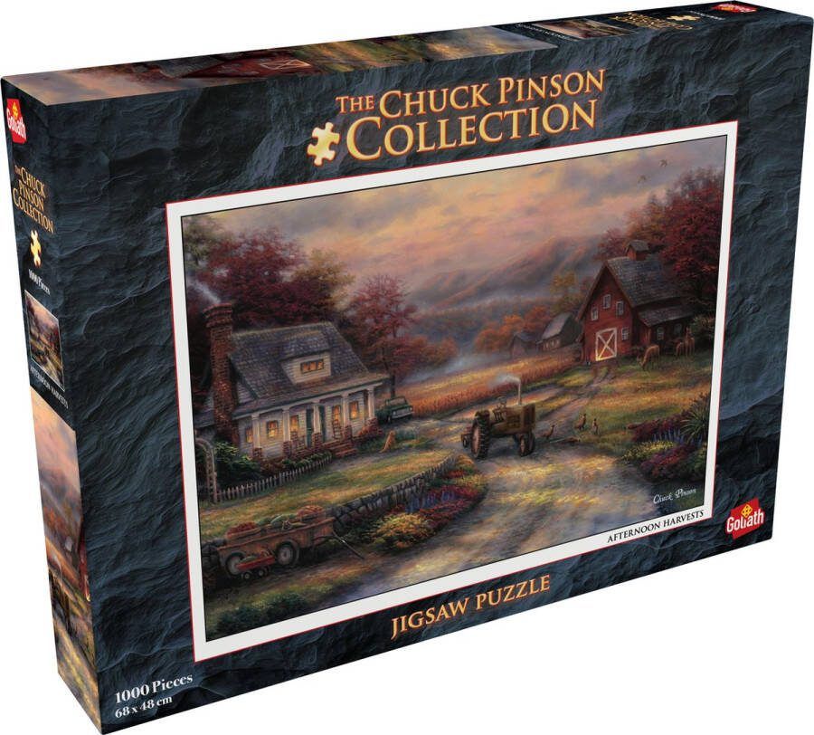 Goliath Chuck Pinson Afternoon Harvests Puzzel Landschap 1000 Puzzelstukjes