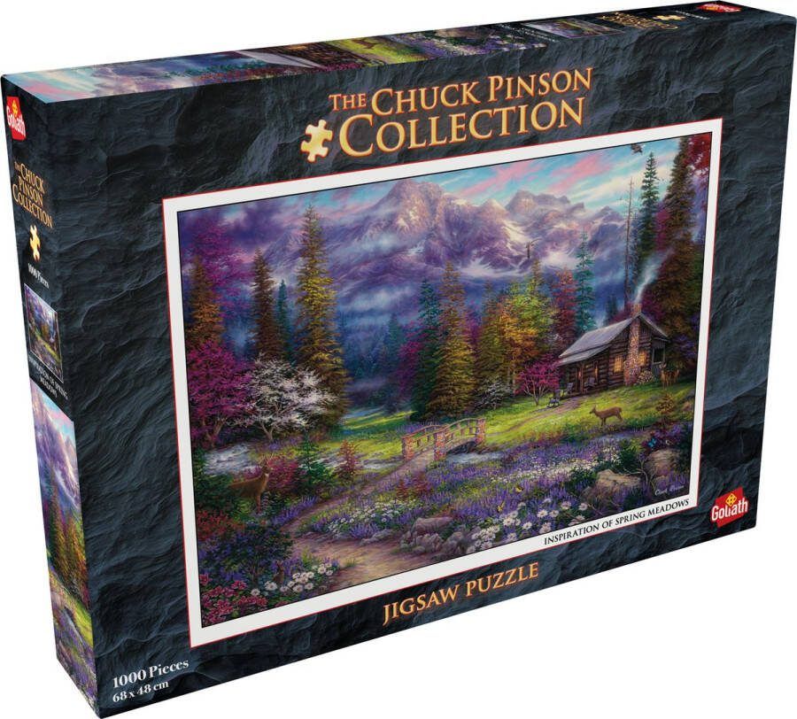 Goliath Chuck Pinson Inspiration of Spring Meadows Puzzel Landschap 1000 Puzzelstukjes