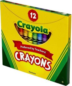 Goliath Crayola crayons set van 12 gekleurde waskrijtjes