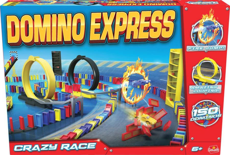 Goliath Domino Express Crazy Race Constructiespeelgoed Dominopakket