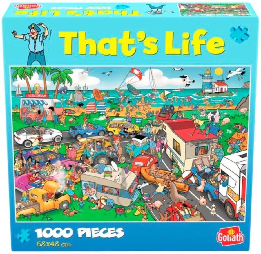Goliath That's Life Traffic Jam Beach Puzzel 1000 stukjes