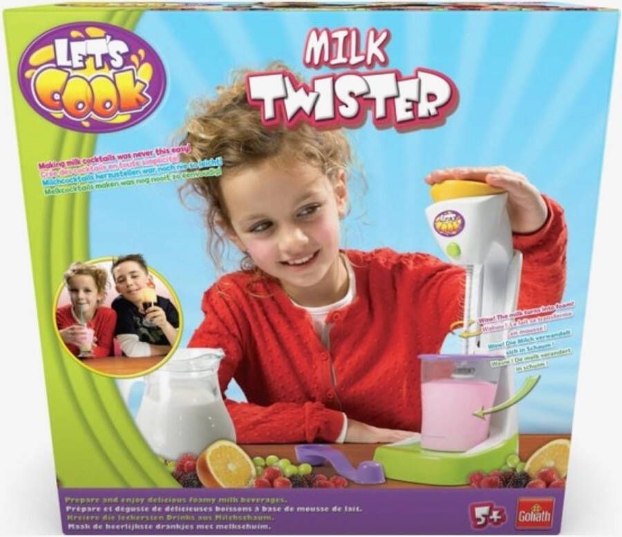 Goliath Let's Cook Milk Twister Cocktailshaks zelf maak cocktails van melkschuim speelgoed Educatief speelgoed Spelen en leren Gezond spelen