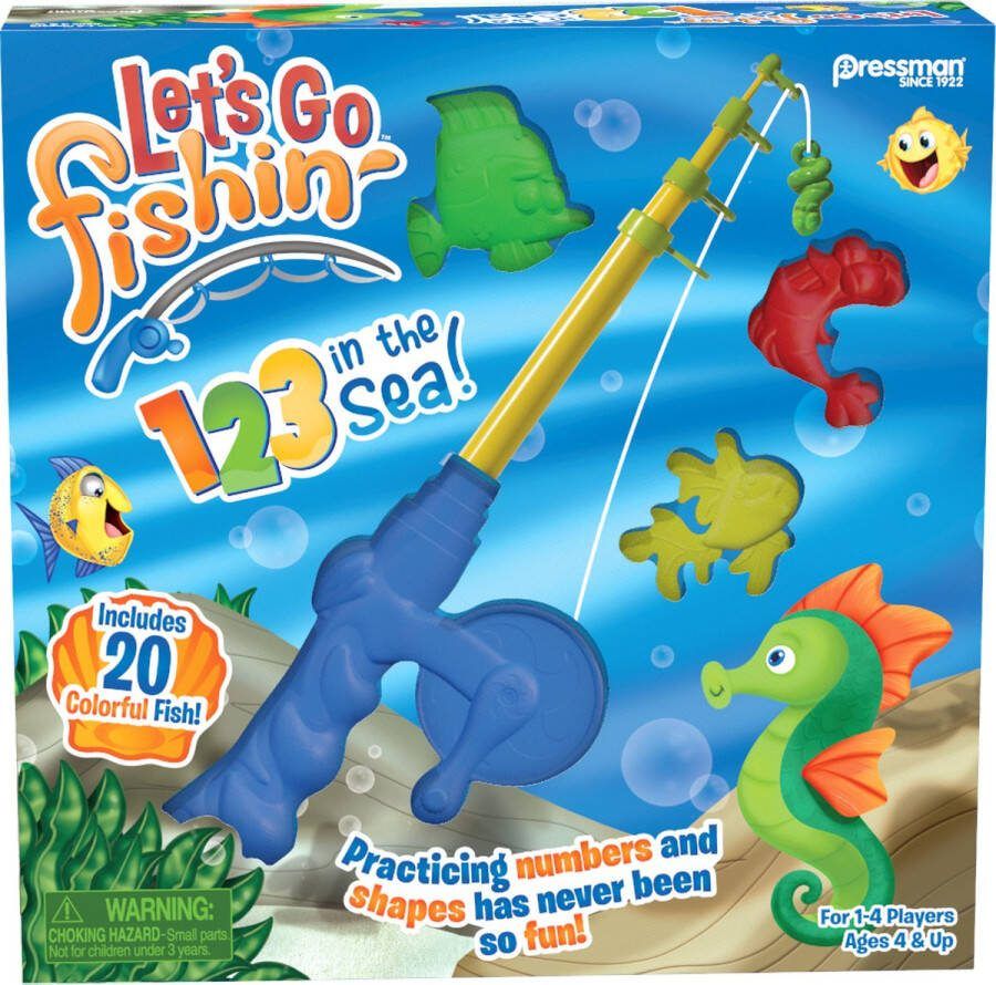 Goliath Let's Go Fishing 1 2 3 In The Sea Actiespel Hengelspel