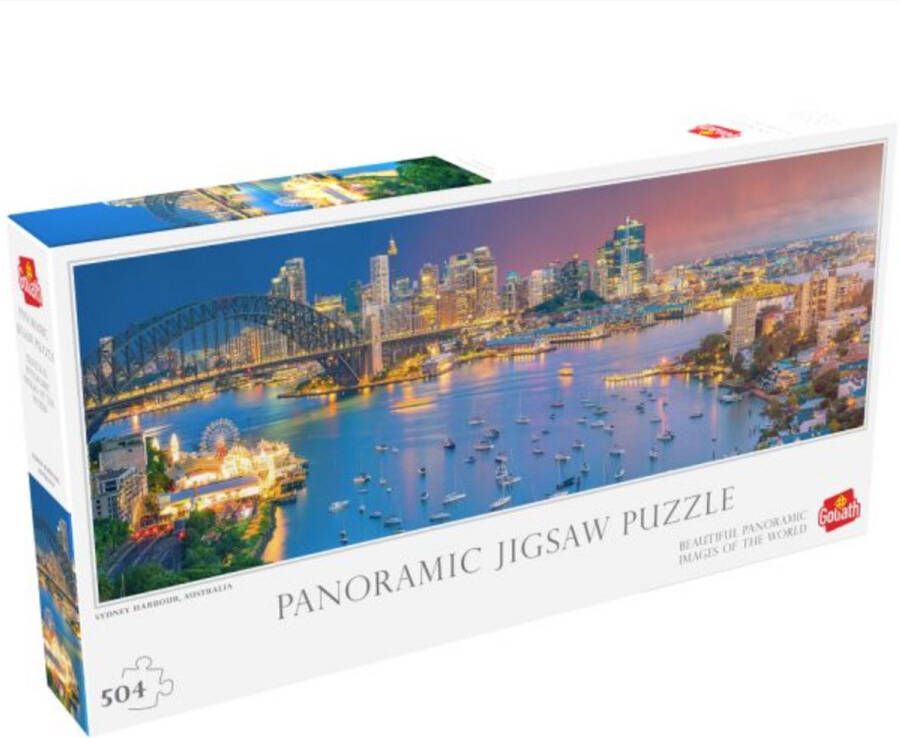 Goliath Panorama Puzzle 500 stukjes Sydney Harbour 504 stukjes