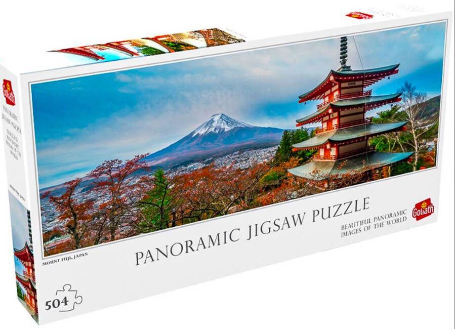 Goliath Panoramische Puzzel Mount Fuji Japan 660 x 237 mm 504 stukjes