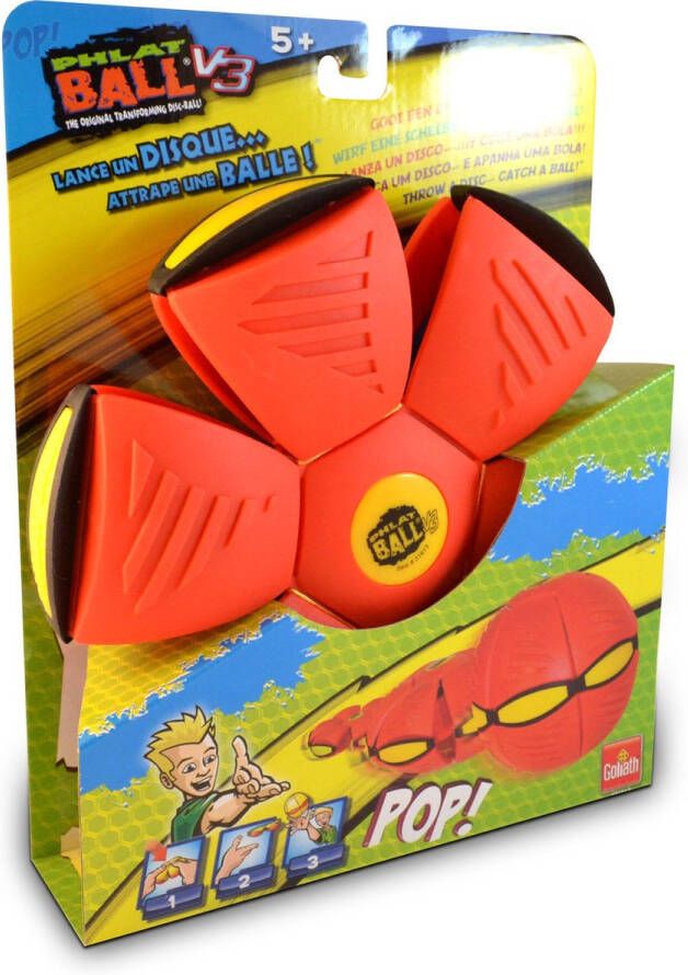 Goliath Phlatball Classic Red (yellow) 22cm Vang- en werpspel