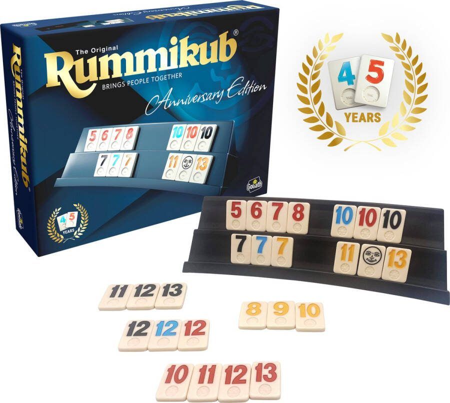 Goliath Rummikub Anniversary Edition Bordspel Strategiespel Speciale editie ter gelegenheid van het 45 jarig bestaan!