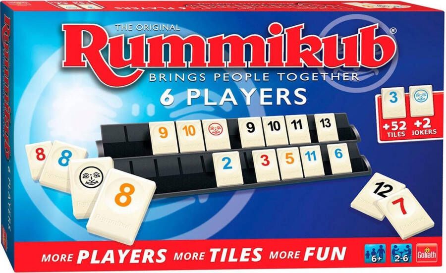 Goliath Rummikub The Original geschikt voor 6 Spelers Bordspel Gezelschapsspel