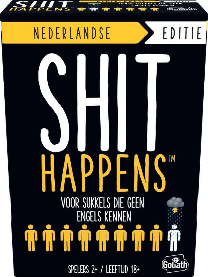 Goliath Shit Happens 18+ Nederlandstalig Kaartspel Partyspel