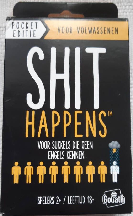 Goliath Shit Happens 18+ Pocket Editie 100 kaarten