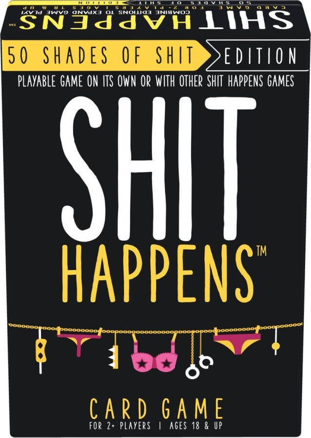 Goliath Shit Happens 50 Shades of Shit 18+ Engelstalig Kaartspel Partyspel
