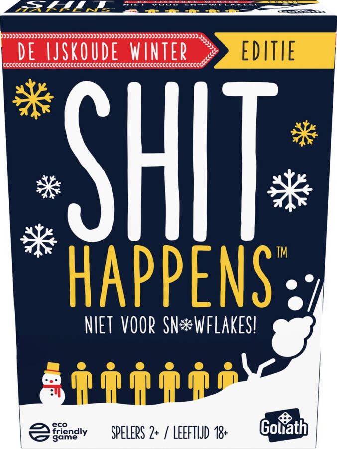 Goliath Shit Happens: De IJskoude Winter Editie 18+ Nederlandstalig Kaartspel Partyspel
