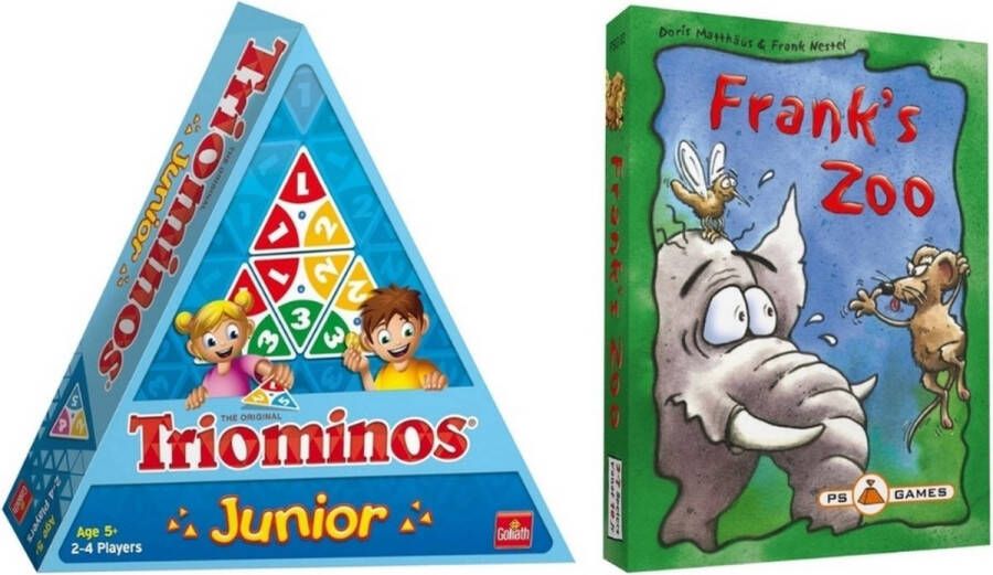 Goliath Spellenbundel 2 Stuks Triominos Junior & Franks Zoo