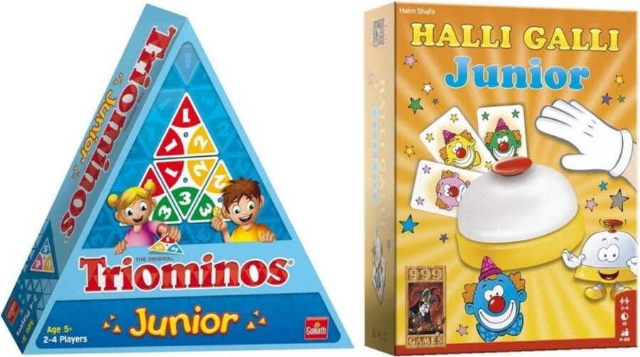 Goliath Spellenbundel 2 Stuks Triominos Junior & Halli Galli Junior