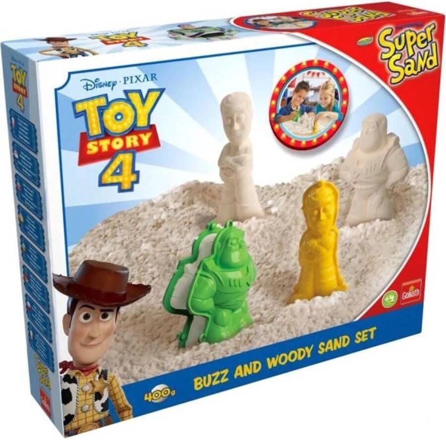 Goliath Super Sand Disney Pixar Toy Story 4 Buzz and Woody sand set speelzand