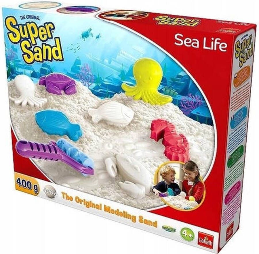 Goliath Super Sand Sea Life Speelzand 400 gram + accessoires