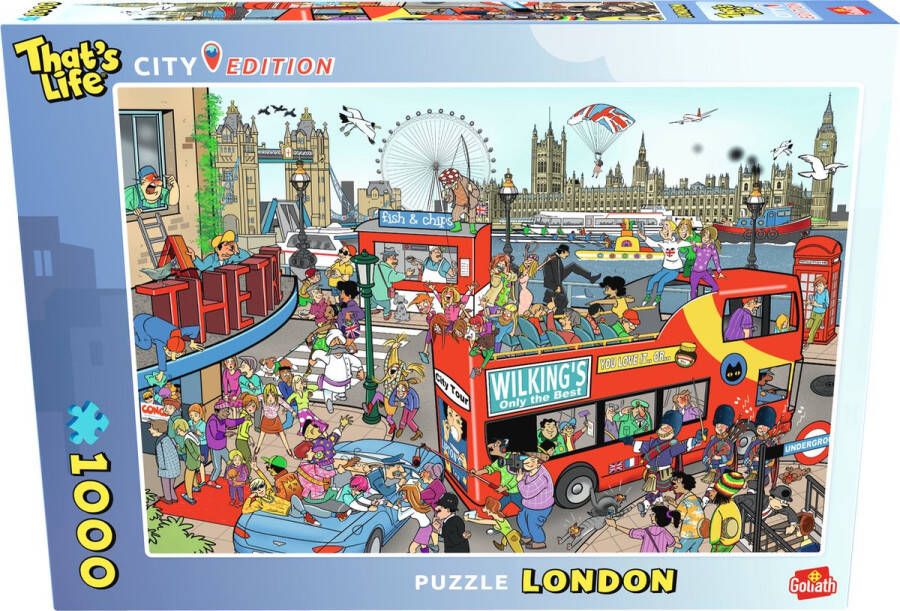 Goliath That's Life City Edition London 1000 Puzzelstukjes Legpuzzel (68x48cm)