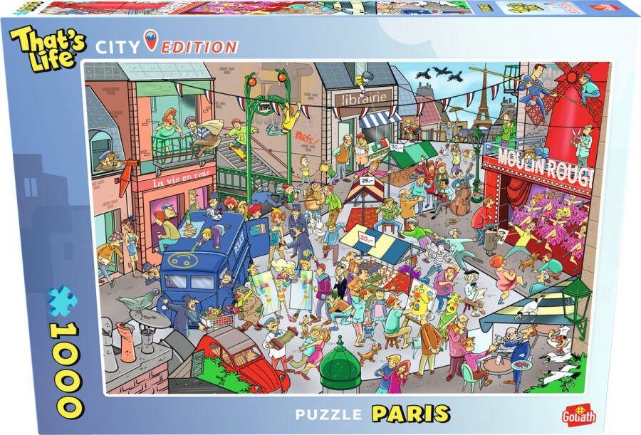 Goliath That's Life City Edition Parijs 1000 Puzzelstukjes Legpuzzel (68x48cm)