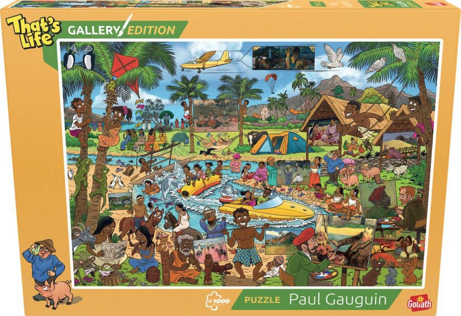 Goliath That's Life Gallery Edition: Paul Gauguin 1000 Puzzelstukjes Legpuzzel (68x48cm)