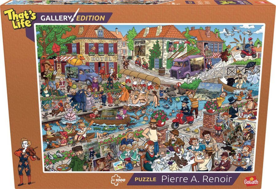 Goliath That's Life Gallery Edition: Pierre-Auguste Renoir 1000 Puzzelstukjes Legpuzzel (68x48cm)