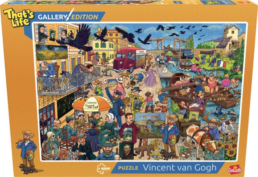 Goliath That's Life Gallery Edition: Vincent Van Gogh '23 1000 Puzzelstukjes Legpuzzel (68x48cm)
